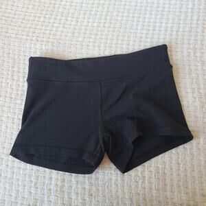 Ivivva Black Athletic Shorts Girls Size 12.